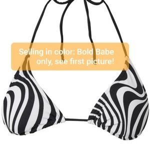 Triangle Bikini Top in Bold Babe Print